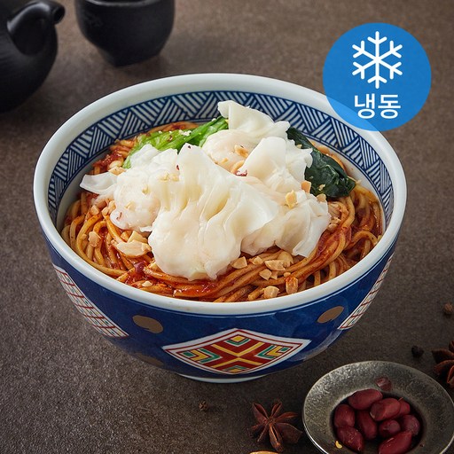 티엔미미 비빔새우완탕면 밀키트 (냉동)