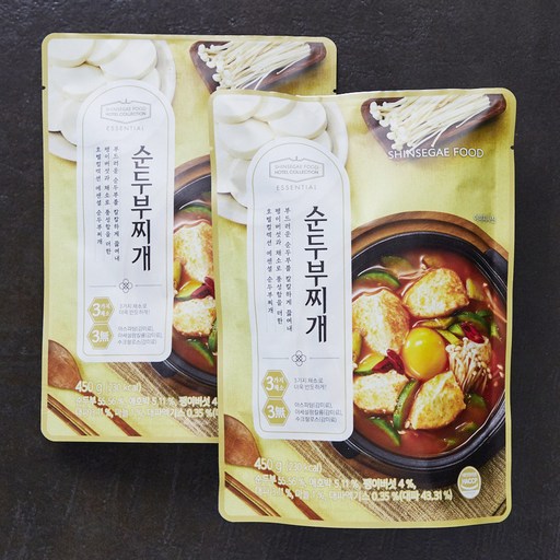 신세계푸드 호텔컬렉션 에센셜 순두부찌개 냉장