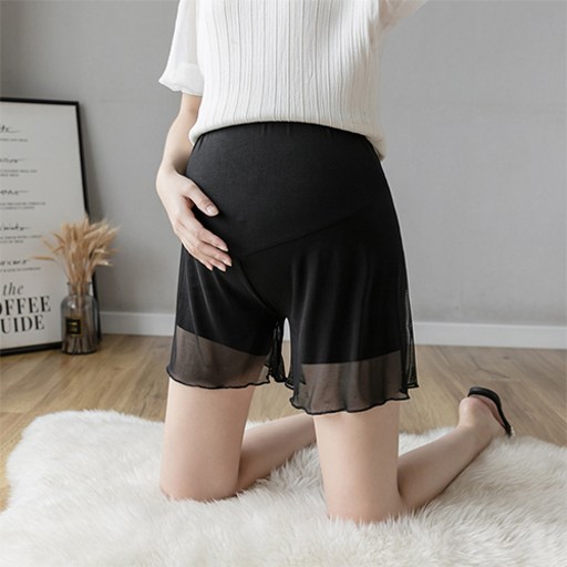 하늘하늘 러블리 쉬폰 임산부 3부 레깅스