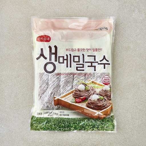 황소식품 생메밀국수