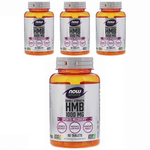 나우푸드 HMB 1000mg 스포츠 리커버리 타블렛 비건