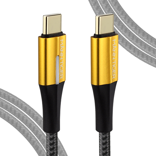 [1+1] 만타이거 제니스 100W PD CtoC E-Marker USB-IF 인증 갤럭시 아이폰 초고속충전 케이블