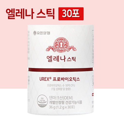 엘레나 스틱 UREX 프로바이오틱스 분말형 질건강 유산균 30p