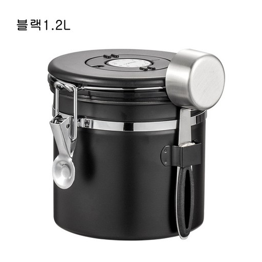 304Stainless steel 원두커피통 스푼부여 음식 보관함 저장함 밀봉통