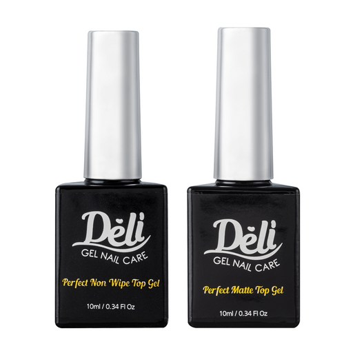 델리뷰티 퍼펙트 매트 탑젤 10ml + 논와이프 탑젤 10ml 세트