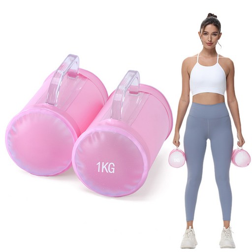 Deiris 2kg 5kg 물 덤벨 여행 운동 조절식 무게 덤벨 훈련 운동 물 휴대용 덤벨