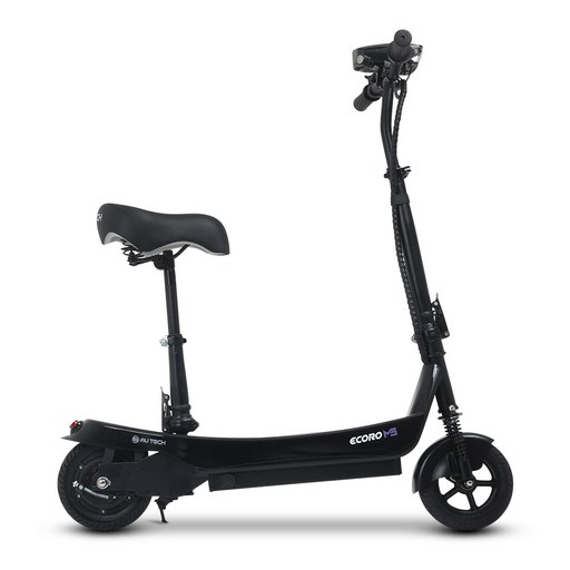 AU테크 에코로 M5 접이식 출퇴근 앉아서 타는 36V 전기 전동킥보드, 1개, 블랙, 에코로 M5 36V 8A XP
