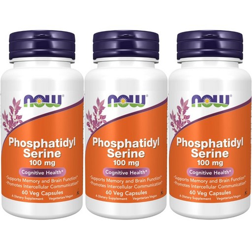 나우푸드 포스파티딜 세린 100mg 베지 캡슐 비건