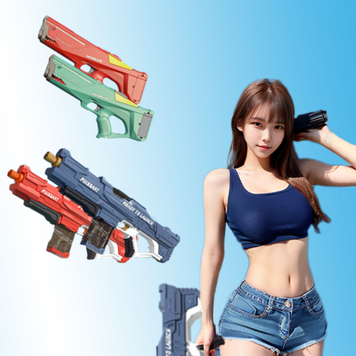 [국내배송] 재미코물총 THE SHARK 샤크 전동물총 워터밤 물총 워터건 자동펌프 대용량 물통 장난감 스피라물총 여름 물놀이 재미코 물총