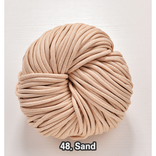 5.0mm 100yard 실버 글로시 대용량 촘촘 우동실 청키스트링 소프트 폴리에스터 우동끈 가벼운실 타래발송