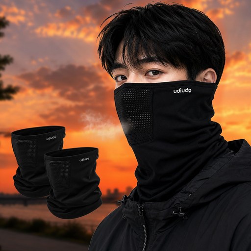 [1+1] 에어메쉬로 숨쉬기 편한 우디우디 프리미엄 기모 방한 넥워머