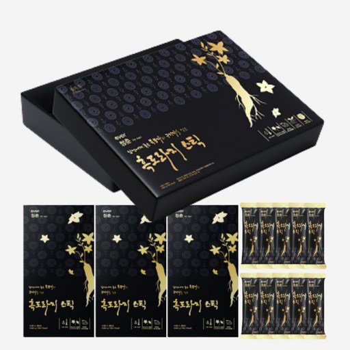 에버청춘 흑도라지청 스틱 구증구포 흑도라지 흑마늘 복분자 구기자 오미자의 환상궁합 30팩