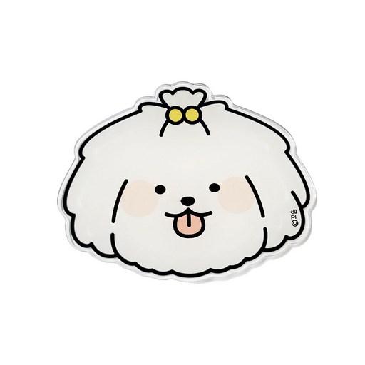 꼬솜 아크릴 코스터 컵받침