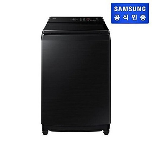 삼성전자 그랑데 통버블 19kg 일반 세탁기 WA80F19SKB 블랙캐비어