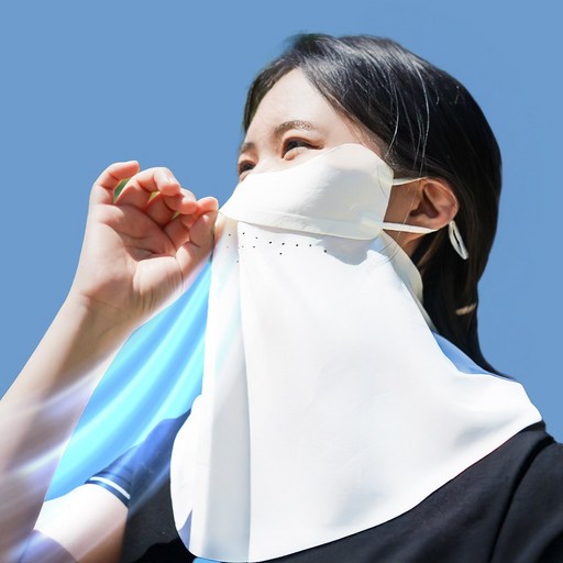 비플로 상쾌해 자외선 차단 쿨 골프 마스크