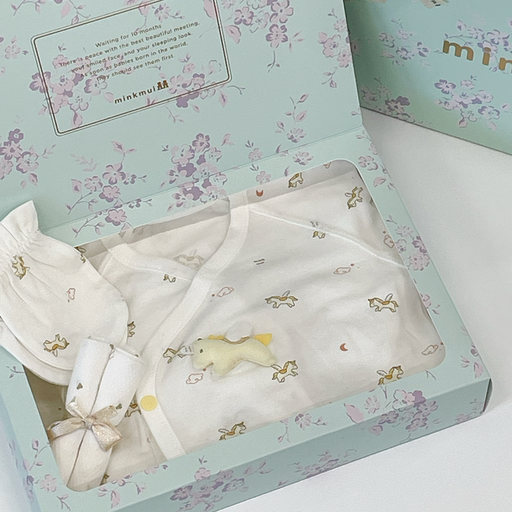 26년 신제품 밍크뮤 드림 코니 리오셀 배냇저고리 손싸개 신생아 출산선물세트