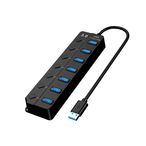 라온 RUH-307A USB 3.0 7포트 유전원 USB 멀티 허브