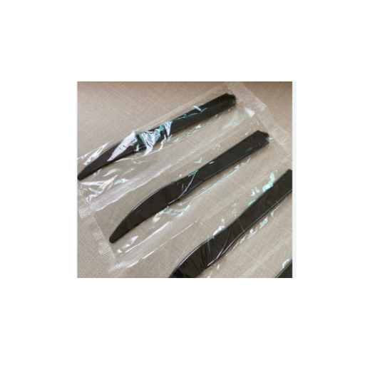 피크닉하우스 일회용 블랙 개별포장 나이프