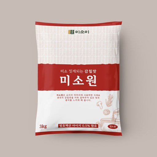 [핵산아이지0.5%함유] 미소미 미소원 미원 미담 조미료 업소용 식당용 대용량