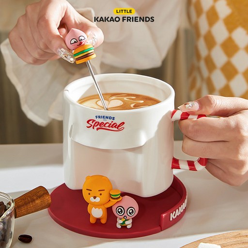 KAKAO FRIENDS 도자기 세라믹 물컵 커피잔 머그컵 세트