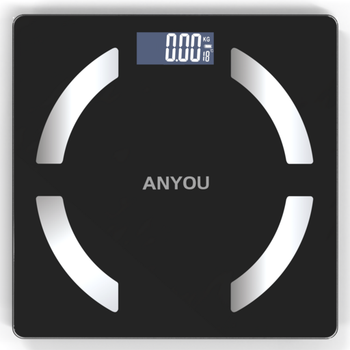 ANYOU 고정밀센서 전자저울 스마트 블루투스 저울 가정용 체지방 체중계