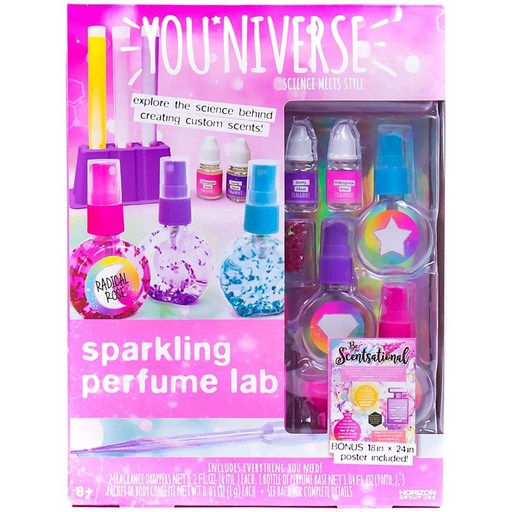 Younivers가 Horizon Group USA Girl STEM Science Perfume 만들기 키트 핑크 티알 & 퍼플에 의해 자신만의 스파클링, 1, 단일옵션