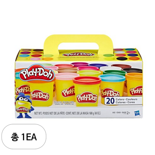 플레이도우 클래식 칼라도우 클레이 20팩