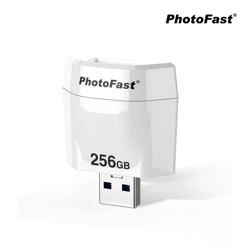 PhotoFast 포토큐브 아이폰 파일 백업 리더기 256GB, 혼합색상, 단품
