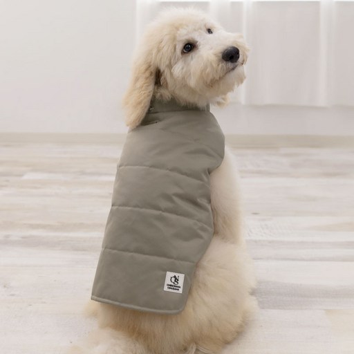오네코사마 강아지 고양이 겸용 파이버 다운 패딩 조끼