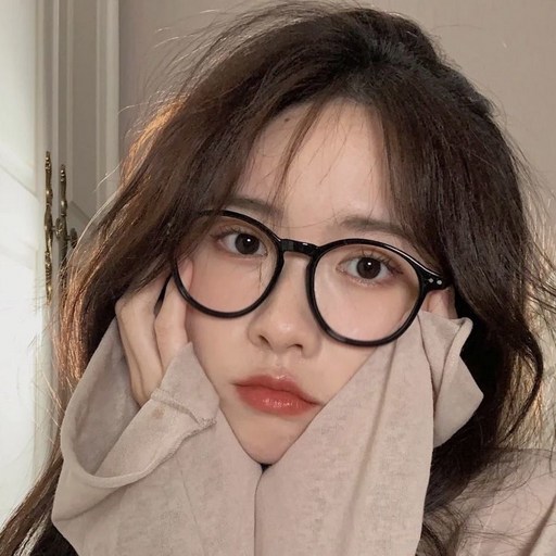 플코 남녀공용 어지럽지 않은 안경 블루라이트 차단 기본 뿔테