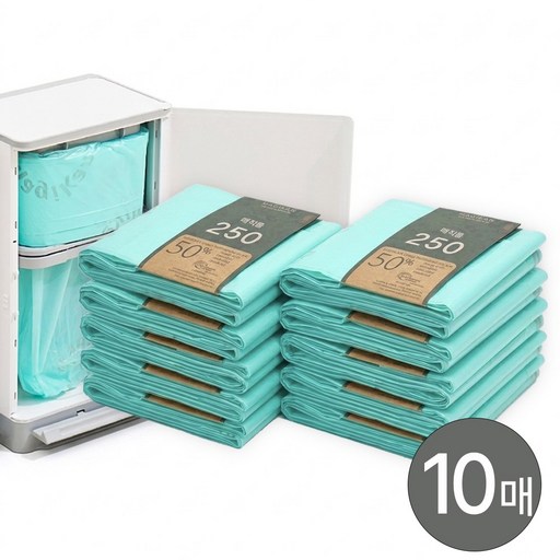 매직캔 250 그린로고 리필 기저귀 쓰레기봉투 MJ250 MH250 NS250