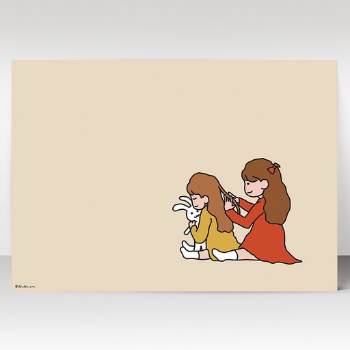 뚜뚜아트 감성 가족 포스터 We are family3