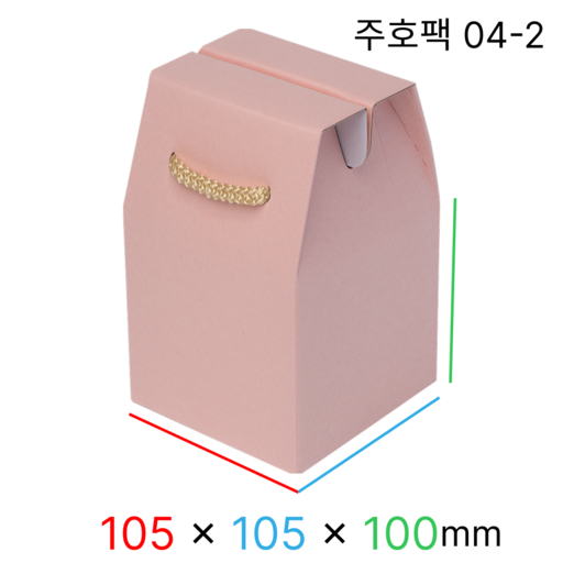 주호팩 끈손잡이 다용도 선물상자 04-2 (105x105x100)