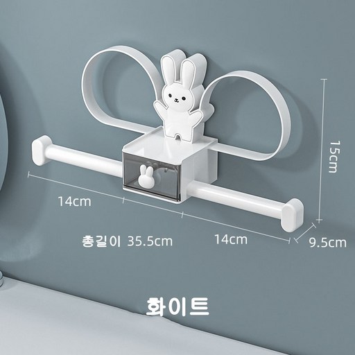 리치브루 토끼 머리띠정리대 헤어밴드 헤어핀 거치대 머리끈 걸이