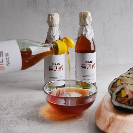 침전물없는깨끗한 고소담 통깨 들기름 100% 통들깨 고소한 맛과향이 그대로~ 전통압착방식 No벤조피렌