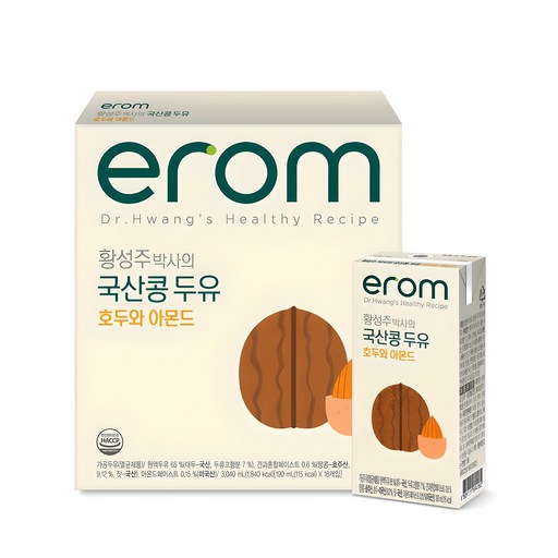 이롬 황성주 박사의 국산콩 두유 호두와 아몬드