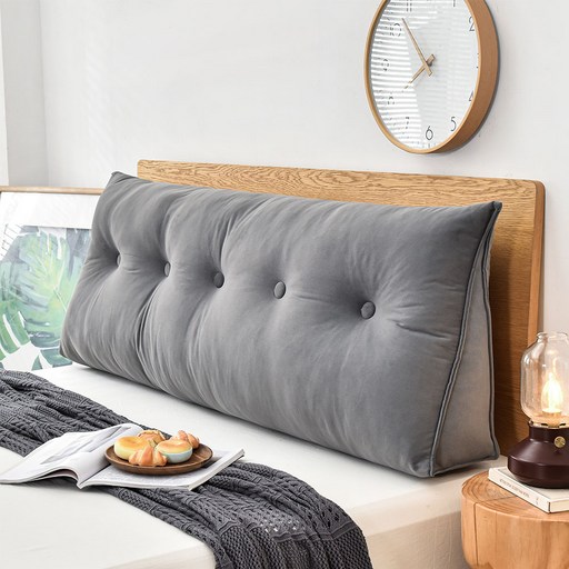 소하임 삼각 벨벳 헤드 쿠션