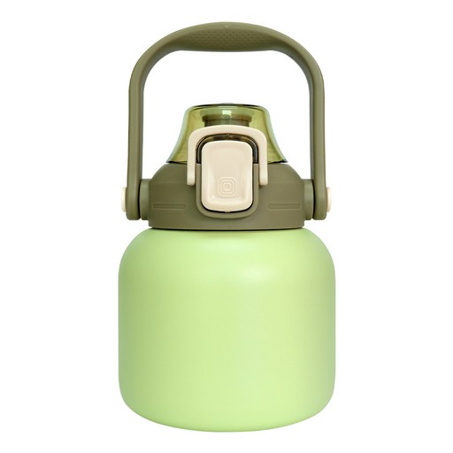 쿠팸 C7 탑 핸들 와이드 텀블러 빨대포함 보온보냉 스테인레스 600ML