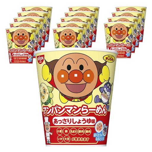 NISSIN 닛신 호빵맨 라멘 앗사리 쇼유맛 33G