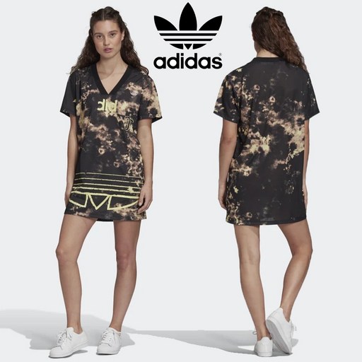 [미국] 아디다스 원피스 루즈핏 반팔 드레스 Adidas Allover Print Dress