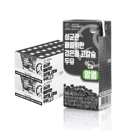 성균관 뼈를위한 검은콩 고칼슘 두유 190ml
