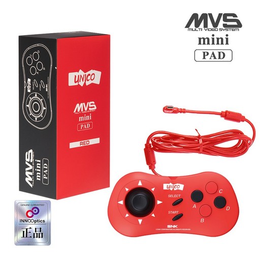정품 라이센스 SNK 네오지오 미니 아케이드 게임기 NEOGEO mini 전용 미니PAD NEOGEO 게임패드