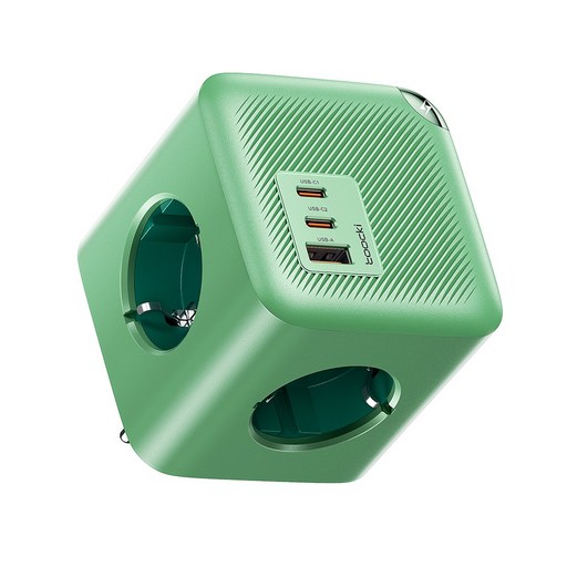 Toocki GaN C타입 PPS 2C1A 3포트 4구 4000W 고용량 접지형 멀티탭