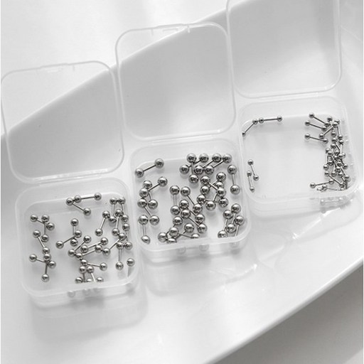 MISS21 키티마 써지컬 피어싱 40pcs 세트 (pe280)