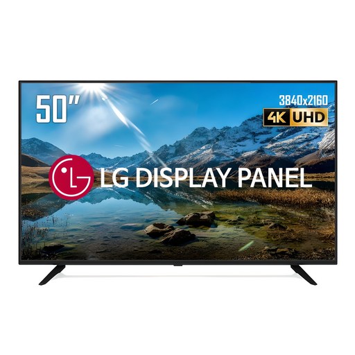 화봄 UHD LED TV 127cm(50인치) CR500UHD ULTRA Full HD 가성비 텔레비젼 에너지1등급