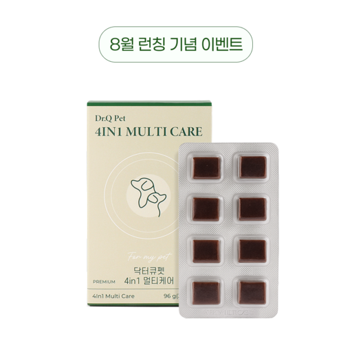 [특허 유산균]닥터큐펫 4IN1 멀티케어 강아지 장 면역력 피부 구강