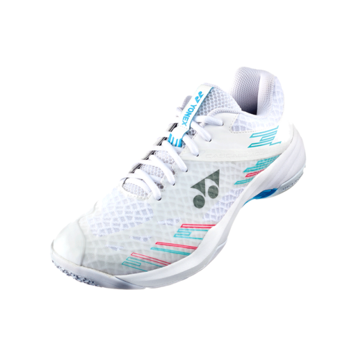 요넥스 배드민턴화 캐스케이드 엑셀 악셀 2025년형 와이드형 화이트 스카이블루 SHB-CA1WEX ACCEL
