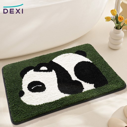 DEXI 부드러운 도톰 극세사 욕실 화장실 현관 미끄럼방지 논슬립 프리미엄 욕실 발매트