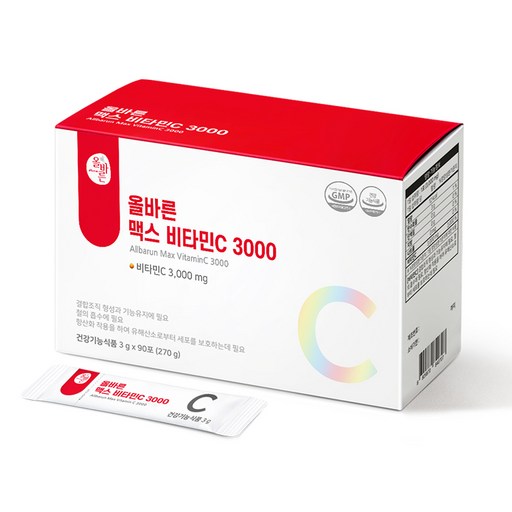 올바른 맥스 비타민C 3000 3개월분