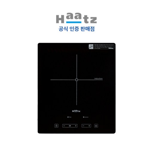 [전국설치]하츠 인덕션 1구 블랙 (타공 281x340)